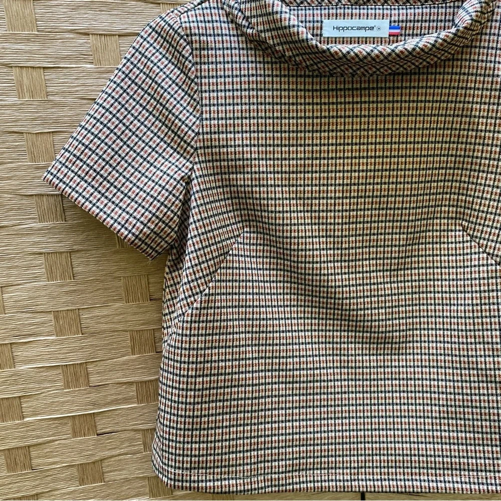 Hippocampe blouse size 38 made in France 🇫🇷 - Picture 3 of 8